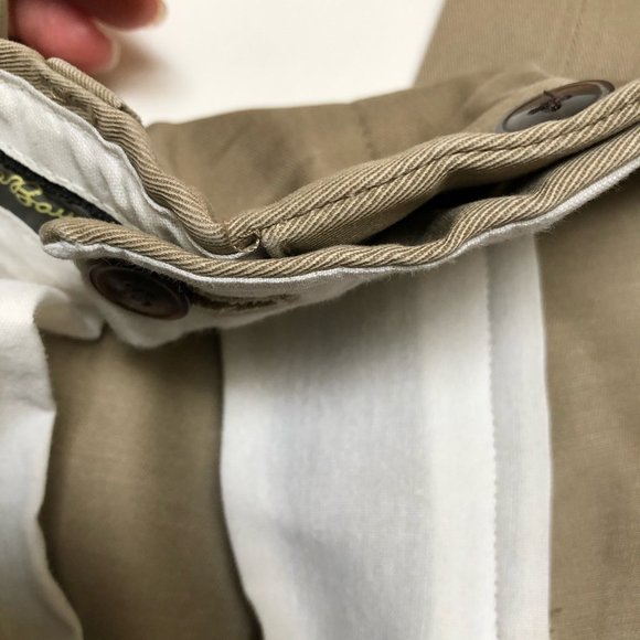 EDDIE BAUER Men’s Flat Front Khaki Chinos Pants 40 W/30 L - Picture 8 of 8